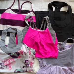 Five Lululemon Tank Tops Bundle